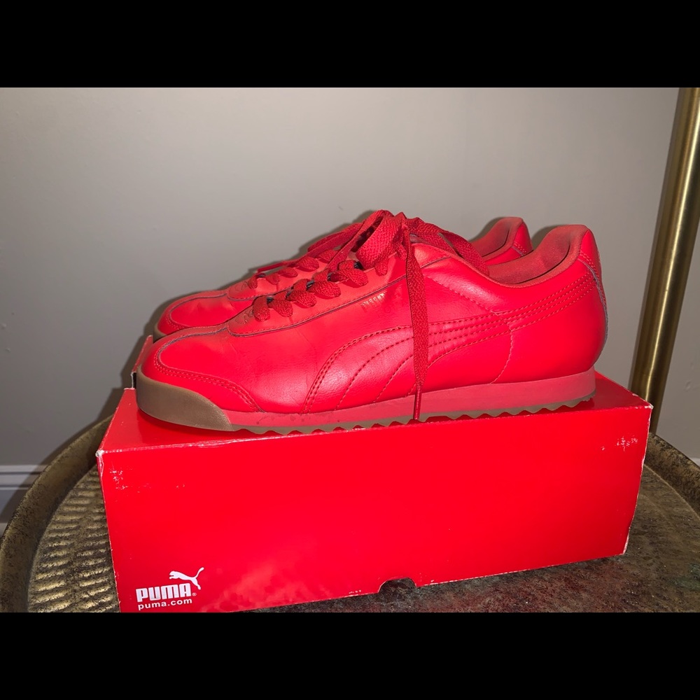 Puma Roma L Gum risk red and white